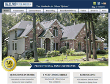 Tablet Screenshot of klmbuildersinc.com